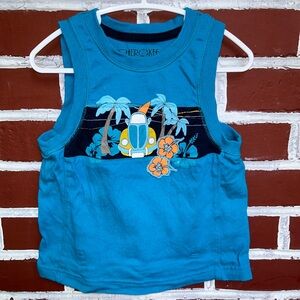 Cherokee | blue graphic tank | size 2